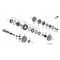 OEM HONDA B SERIES TRANSMISSION COUNTER SHAFT NUT (23MM) B16 B18