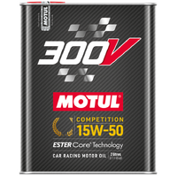 MOTUL 300V COMPETITION CAR RACING MOTOR OIL 15W50 2L