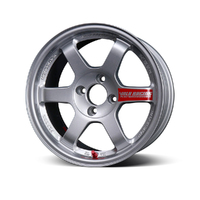 RAYS FORGED TE37 SL 15X8 +35 4X100 DIAMOND SILVER