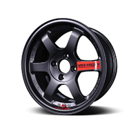 RAYS FORGED TE37 SL 15X8 +35 4X100 MATTE BLACK